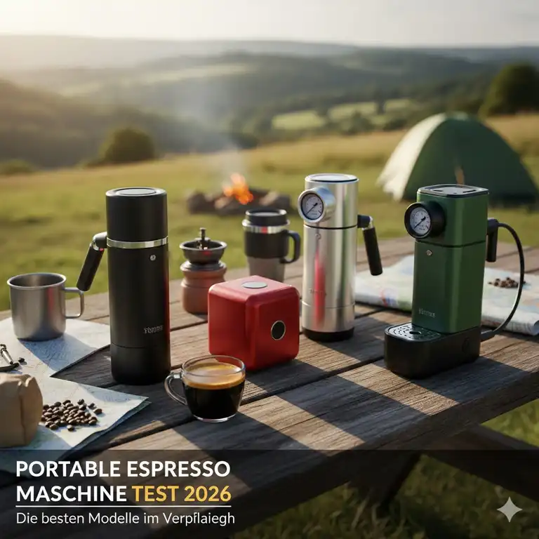 Portable Espresso Maschine Test 2026: 7 Überragende Modelle im Vergleich