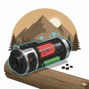 Detail der Heizfunktion der tragbare espressomaschine camping, um Wasser überall zu erhitzen.