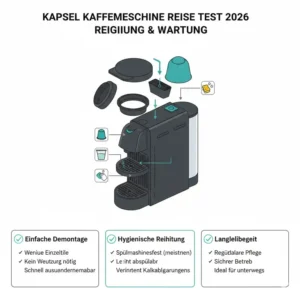 Anleitung zur einfachen Reinigung der Testsieger aus dem kapsel kaffeemaschine reise test 2026.