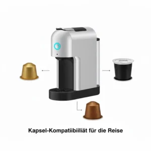 Übersicht der verschiedenen Kapselsysteme für eine kompatible Kapselmaschine Reise.