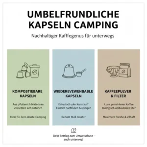 Tipps für umweltfreundliche Kapseln mit der Kapselmaschine Boot Camping.