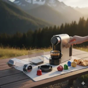 Verwendung verschiedener Kapseln im nespresso maschine tragbar test für maximale Flexibilität.