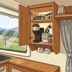 Technische Details einer 12V wohnmobil kaffeemaschine klein für die mobile Nutzung unterwegs.