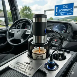 Sicherheitsfunktionen und Überhitzungsschutz der reisekaffeemaschine auto adapter.