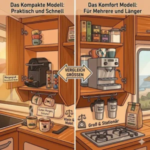 Verschiedene Modelle der Kategorie wohnmobil kaffeemaschine klein im direkten Vergleich