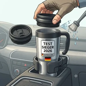 Anleitung zum einfachen Reinigen des Deckels im thermo kaffeebecher reise test 2026.