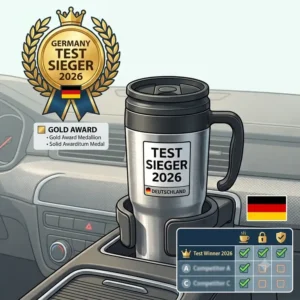 Der offizielle Testsieger mit einer goldenen Medaille im thermo kaffeebecher reise test 2026.