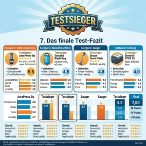Die besten tragbaren Maschinen im Urlaub Test mit Testsieger-Auszeichnung und detaillierter Bewertung.
